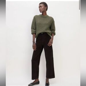 NWT Everlane women’s Corduroy Pants in Black